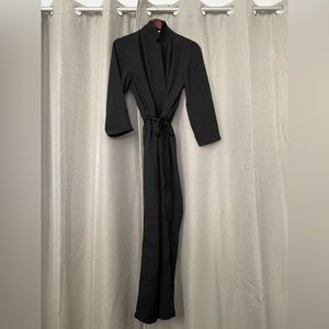 all:rose Black Jumpsuit